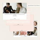 "Meeting" - Birth Announcements in Cloud by Up Up Creative - Back of Card Options