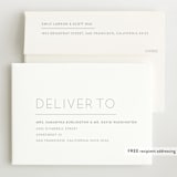 "simply ours" - Birth Announcements in Powder by Sara Hicks Malone - FREE Recipient Addressing