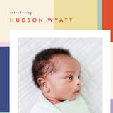 "Punchy" - Birth Announcements in Party by Pixel and Hank - Detail