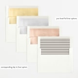 "Indie" - Birth Announcements in Cloud by Lauren Chism - Slip-In Envelope Liners