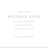 "Frolic" - Birth Announcements in Ballet Slipper by Megan Davis - Detail