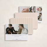 "patterned stripes" - Birth Announcements in Blush by Ellen Schlegelmilch - Back of Card Options
