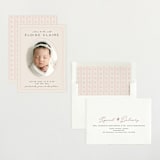 "Prim" - Birth Announcements in Petal by Melissa Egan of Pistols - Assembled