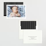 "Basic" - Birth Announcements in Onyx by Lauren Chism - Assembled