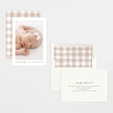 "Edgy" - Birth Announcements in Snow by Pixel and Hank - Assembled