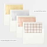 "Edgy" - Birth Announcements in Snow by Pixel and Hank - Envelope Liner Options
