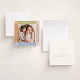 "Soft Strips" - Birth Announcements in Natural Rainbow by Sierra Lee - Assembled