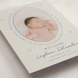 "Doodle Frame" - Birth Announcements in Deep Pond by Zove Ahhh - Detail