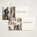 "square birth" - Birth Announcements in Sand by Lori Wemple - Interior Options