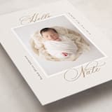 "Sweet Stripes" - Birth Announcements in Sand by Gwen Bedat - Detail