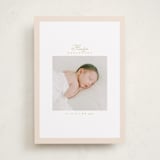 "soft frame" - Birth Announcements in Peachy by Phrosné Barwood - Front
