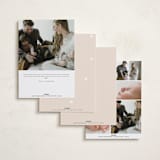 "soft frame" - Birth Announcements in Peachy by Phrosné Barwood - Back of Card Options