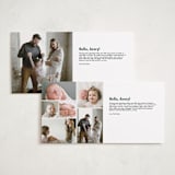 "Geometric" - Birth Announcements in Forest by Tamara Hilje - Interior Options