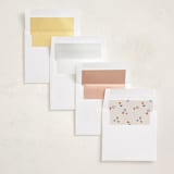 "Geometric" - Birth Announcements in Forest by Tamara Hilje - Envelope Liner Options