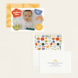 "colorful shapes" - Birth Announcements in Fruitcake by Kercia Jane - Assembled
