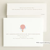 "Baby World" - Birth Announcements in Blush by Kanika Mathur - FREE Recipient Addressing