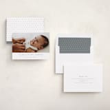 "Canvas" - Birth Announcements in Moon by Megan Davis - Assembled