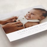 "Canvas" - Birth Announcements in Moon by Megan Davis - Detail