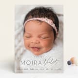 "Type Mix" - Birth Announcements in Ink by Carolyn MacLaren - Front