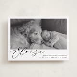 "First-Name Basis" - Birth Announcements in Onyx by Genna Blackburn - Front