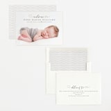 "Hug" - Birth Announcements in Shadow by Lea Delaveris - Assembled