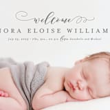 "Hug" - Birth Announcements in Shadow by Lea Delaveris - Close-Up