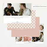 "Heart" - Birth Announcements in Blush by Pixel and Hank - Back of Card Options