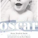 "Painted Splash Name" - Birth Announcements in Aqua by Alethea and Ruth - Close-Up