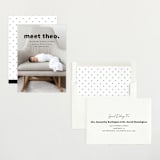 "Simple Statement" - Birth Announcements in Onyx by Erica Krystek - Assembled