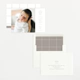 "Tarrytown" - Birth Announcements in Fawn by Megan Davis - Assembled