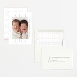 "Cuddle Bugs" - Birth Announcements in Blush by Lauren Chism - Assembled