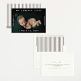 "Typeset" - Birth Announcements in Cotton by Megan Davis - Assembled