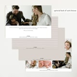 "Special Delivery" - Birth Announcements in Slate by Morgan Ramberg - Back of Card Options