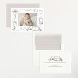 "Special Delivery" - Birth Announcements in Slate by Morgan Ramberg - Assembled