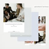 "Charming" - Birth Announcements in Cloud by Lea Delaveris - Back of Card Options