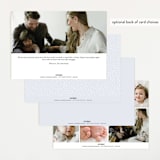 "With Love" - Birth Announcements in Lake by Vanessa Doyle - Back of Card Options