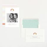 "Our Little Rainbow" - Birth Announcements in Bright by Pixel and Hank - Assembled