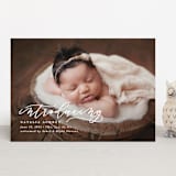 "Introducing" - Birth Announcements in Marble by Lea Delaveris - Front