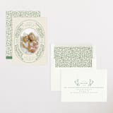 "bunnies and flowers" - Birth Announcements in Sage by Anastasia Makarova - Assembled