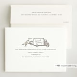 "Special Delivery" - Birth Announcements in Slate by Morgan Ramberg - FREE Recipient Addressing