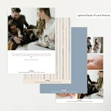 "Iconic bebe" - Birth Announcements in Bluebird by Creo Study - Back of Card Options