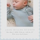 "charmed" - Birth Announcements in Sky by Nicoletta Savod - Detail