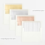 "New Day" - Birth Announcements in Cotton by Iveta Angelova - Envelope Liner Options