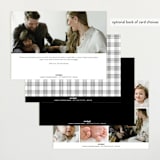 "Dreamer" - Birth Announcements in Onyx by Pixel and Hank - Back of Card Options