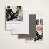 "Simply Lovely" - Birth Announcements in Pearl by Pixel and Hank - Back of Card Options