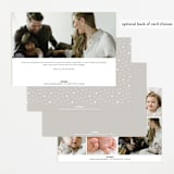 "simply named" - Birth Announcements in Snow by Sarah Curry - Back of Card Options
