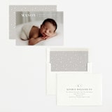 "simply named" - Birth Announcements in Snow by Sarah Curry - Assembled