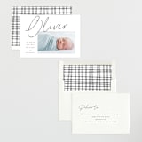 "Simply" - Birth Announcements in Noir by AK Graphics - Assembled