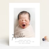 "Nickname" - Birth Announcements in Dove by Paula Pecevich - Front