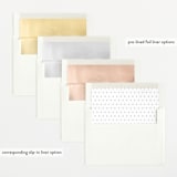 "Baby Classic" - Birth Announcements in Cloud by Carolyn MacLaren - Envelope Liner Options